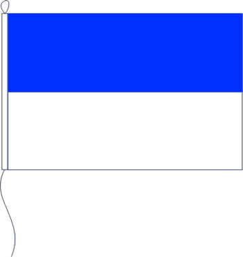 Flagge Farbe blau/weiß 200 x 120 cm