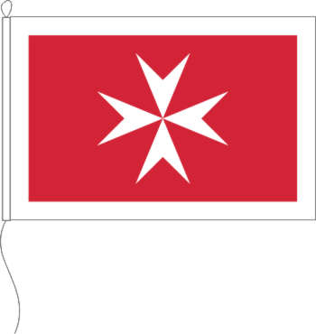Flagge Malta Handelsflagge 20 x 30 cm