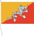 Flagge Bhutan 20 x 30 cm