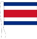 Tischflagge Costa Rica ohne Wappen Handelsflagge 15 x 25 cm