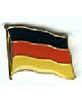 Anstecknadel Deutschland - Restposten 1,2 x 1,7 cm