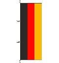 Flagge Deutschland senkrecht 400 x 120 cm