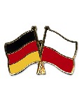 Anstecknadel Deutschland-Polen (VE 5 Stück) 2,2 cm