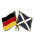 Anstecknadel Deutschland-Schottland (VE 5 Stück) 2,2 cm
