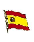 Anstecknadel Spanien mit Wappen (VE 5 Stück) 2 cm