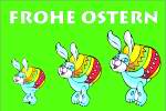 Frohe Ostern 3 Hasen