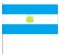 Argentinien mit Wappen