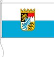 Bayern weiß/blau mit Wappen