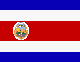 Costa Rica mit Wappen