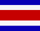 Costa Rica ohne Wappen - Handelsflagge