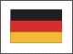 Lotsenflagge (schwarz/rot/gold)