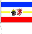 Mecklenburg-Vorpommern mit Wappen