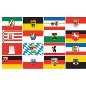 Preview: Flagge Deutschland 16 Bundesländer 150 x 90 cm