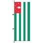 Preview: Flagge Abchasien 300 x 120 cm Qualität Marinflag