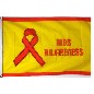 Preview: Flagge AIDS Awareness 90 x 150 cm