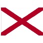 Preview: Flagge Alabama (USA) 90 x 150 cm