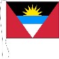 Preview: Tischflagge Antigua + Barbuda 15 x 25 cm