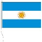 Preview: Flagge Argentinien mit Wappen 120 x 200 cm