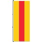 Preview: Flagge Baden ohne Wappen 400 x 150 cm
