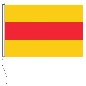 Preview: Flagge Baden ohne Wappen 20 x 30 cm Marinflag