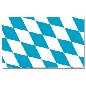 Preview: Flagge Bayern Raute ohne Wappen 90 x 150 cm