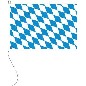 Preview: Flagge Bayern Raute    90 x 60 cm Marinflag