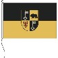 Preview: Fahne Bernkastel-Kues mit Wappen   20 x 30 cm Qualität Marinflag