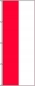 Preview: Flagge Brandenburg ohne Wappen 200 x 80 cm