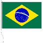 Preview: Flagge Brasilien 20 x 30 cm