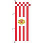 Mobile Preview: Flagge Bremen mit Wappen 200 x 80 cm