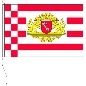 Preview: Flagge Bremen mit Wappen 120 x 80 cm Marinflag M/I