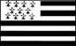 Preview: Flagge Bretagne 90 x 150 cm