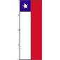Preview: Flagge Chile 200 x 80 cm