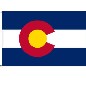 Preview: Flagge Colorado (USA) 90 x 150 cm