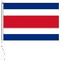 Preview: Flagge Costa Rica ohne Wappen Handelsflagge 20 x 30 cm