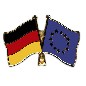 Preview: Anstecknadel Deutschland-Europa (VE 5 Stück) 2,2 cm