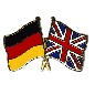 Preview: Anstecknadel Deutschland-Großbritannien (VE 5 Stück) 2,2 cm