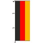 Preview: Flagge Deutschland senkrecht für Auslegermasten 400 x 150 cm