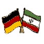 Preview: Anstecknadel Deutschland-Iran (VE 5 Stück) 2,2 cm