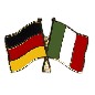 Preview: Anstecknadel Deutschland-Italien (VE 5 Stück) 2,2 cm