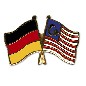 Preview: Anstecknadel Deutschland-Malaysia (VE 5 Stück) 2,2 cm