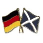 Preview: Anstecknadel Deutschland-Schottland (VE 5 Stück) 2,2 cm