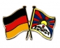 Preview: Anstecknadel Deutschland-Tibet (VE 5 Stück) 2,2 cm