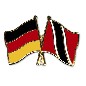 Preview: Anstecknadel Deutschland-Trinidad & Tobago (VE 5 Stück) 2,2 cm