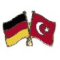 Preview: Anstecknadel Deutschland-Türkei (VE 5 Stück) 2,2 cm