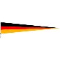 Preview: Flagge Deutschland 30 x 400 cm