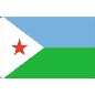 Preview: Flagge Djibouti 90 x 150 cm