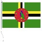 Preview: Flagge Dominika 150 x 225 cm
