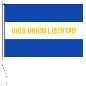 Preview: Flagge El Salvador mit Text Handelsflagge 100 x 150 cm