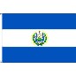 Preview: Flagge El Salvador mit Wappen 90 x 150 cm